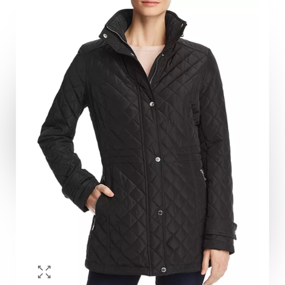 Andrew Marc Women's Black Quilted Puffer Jacket